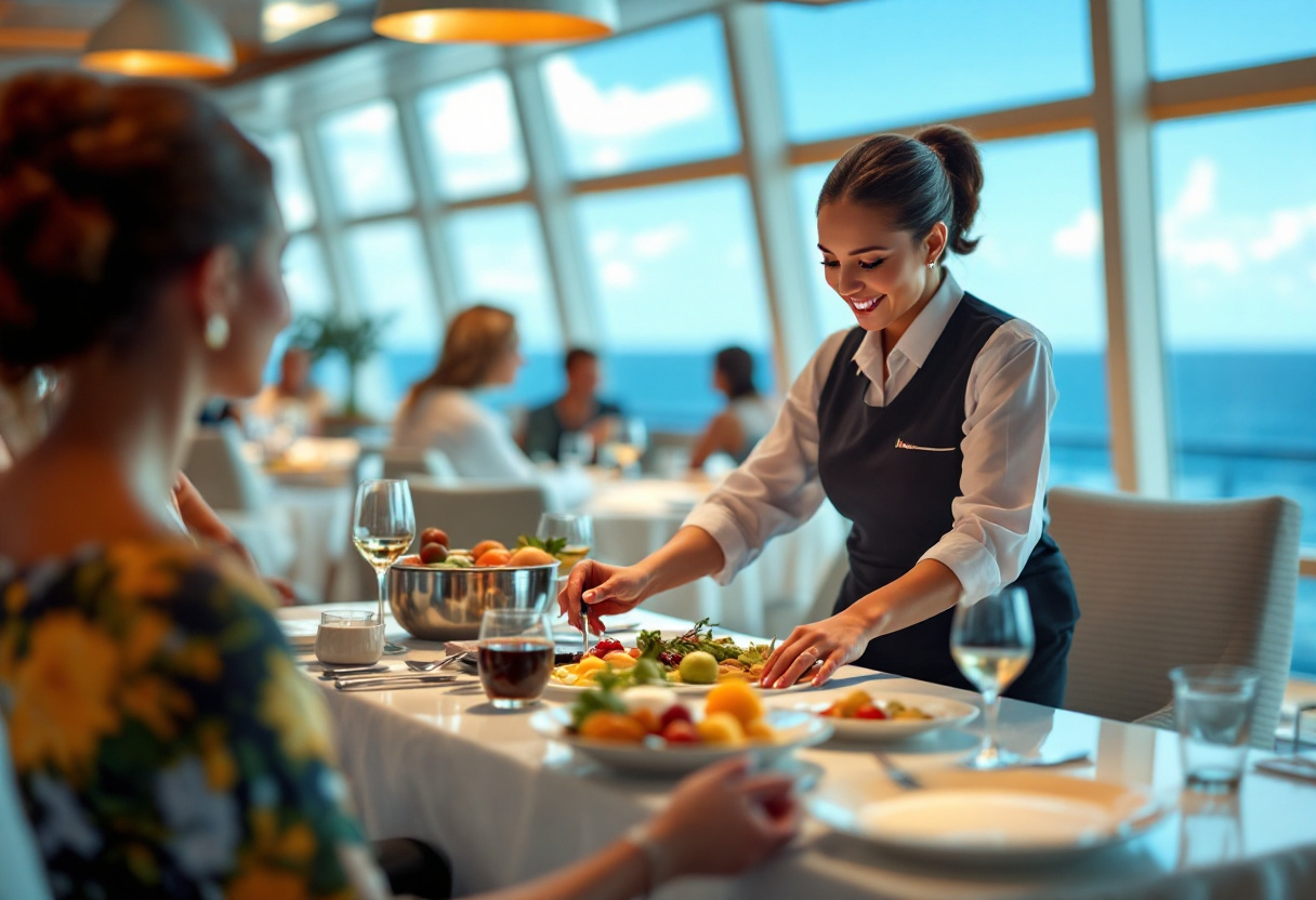 Cruise ship hospitality service
